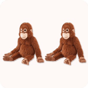 Punch Monkey Plush 2PCS